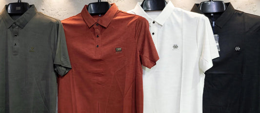 Premium Classic Polo Shirt - 4 Colors Pack | Soft Cotton Comfort
