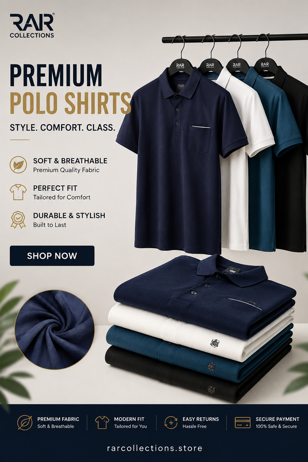 Premium Men's Polo Shirt Collection