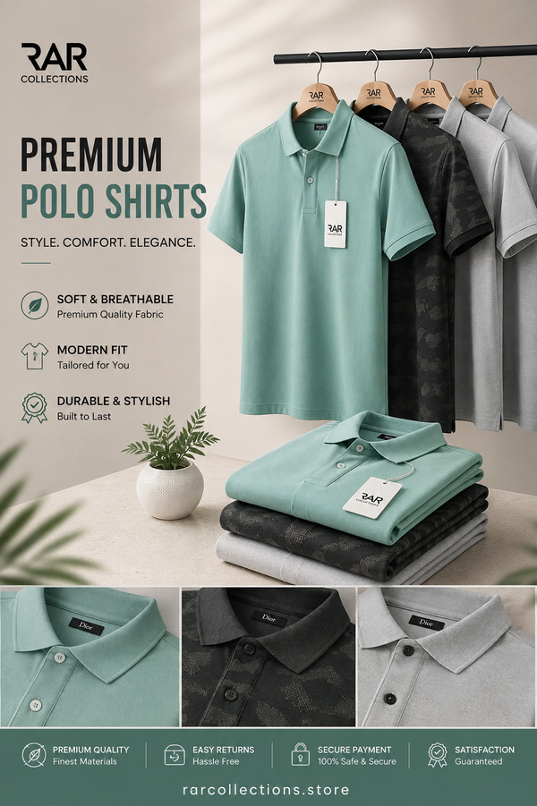 Premium Men's Polo Shirt Collection