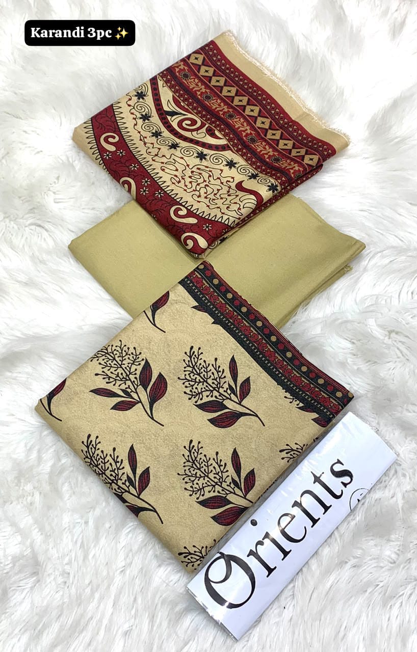 Orients Karandi 3pc Collection 2026 | Winter Karandi Suit | Latest Ladies 3 Piece Dress Design