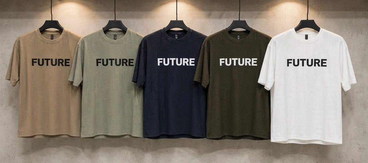 FUTURE - Ribbed Oversized T-Shirt | 5 Colors