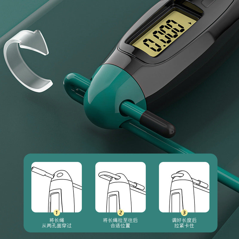 Electronic Timing Jump Rope for Women Fitness Training