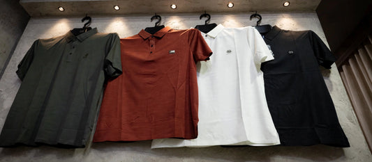 Premium Classic Polo Shirt - 4 Colors Pack | Soft Cotton Comfort