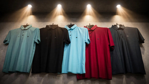 Premium M-Logo Performance Polo - 5 Vibrant Colors