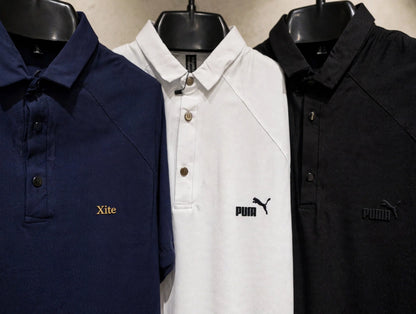 PUMA Performance Dry-Fit Polo - Athletic Fit | 3 Colors