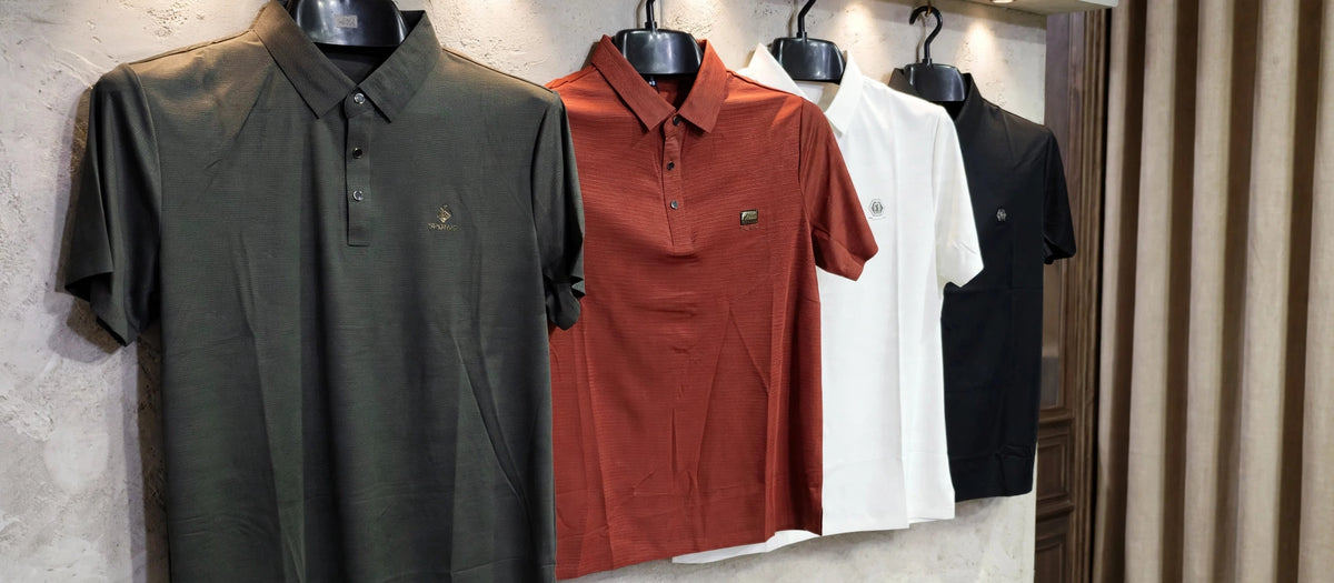 Premium Classic Polo Shirt - 4 Colors Pack | Soft Cotton Comfort