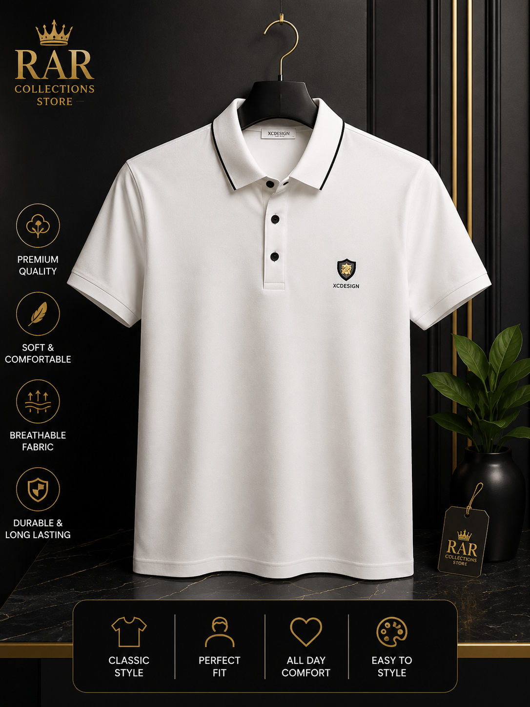 Premium Men's Polo Shirt Collection