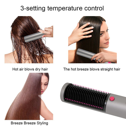 3 IN 1 MULTIFUNCTION HAIR STRAIGHTENER BRUSH