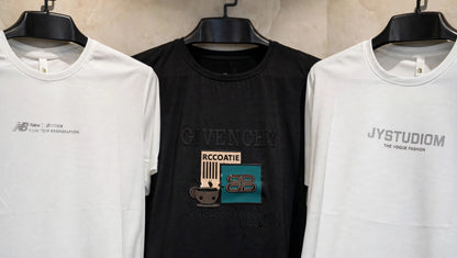 Minimal Street Tee Trio - NB / GIVENCHY Coffee / JYSTUDIOM